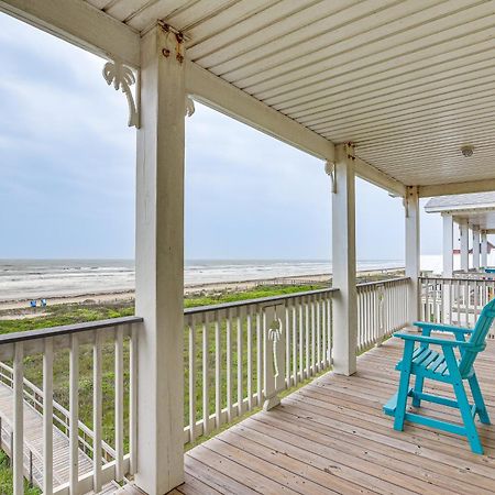 Beachfront Texas Retreat - 2 Decks, Patio And Views! Surfside Beach Eksteriør billede